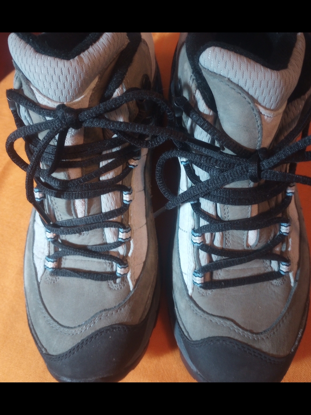 Merrell Lace-Up Hiking Boots in Gray and Black - Picture 5 of 9
